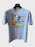 T-shirt Saint Barth "Long Island" azzurro