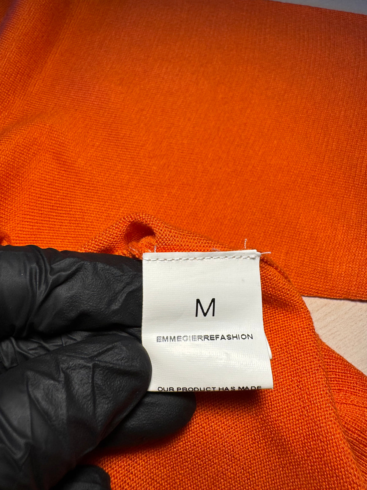 Maglione Paolo Pecora girocollo arancione