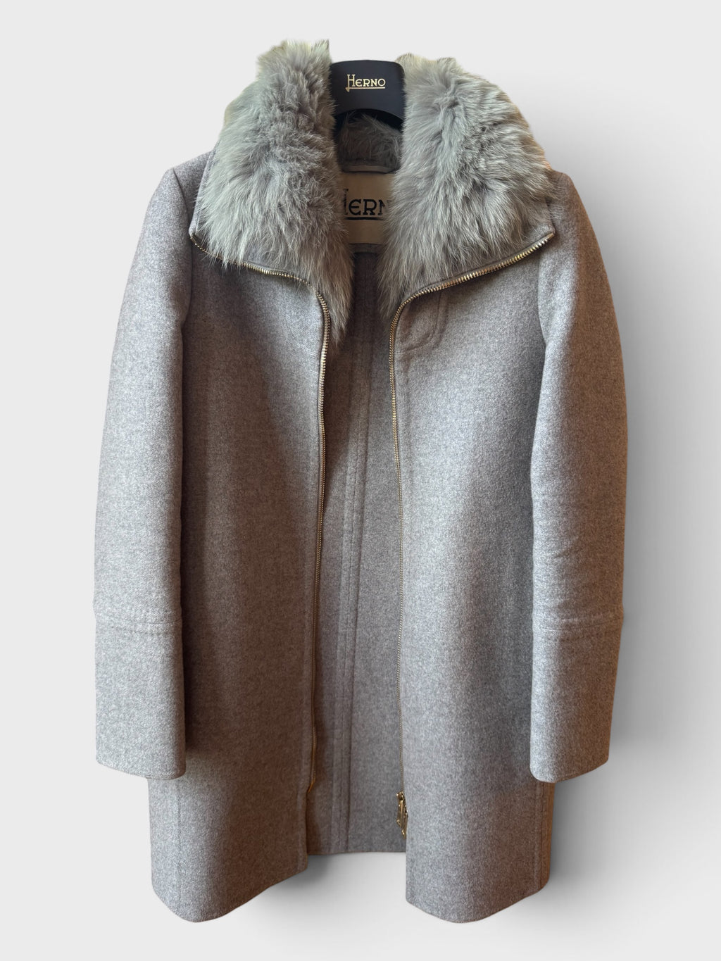 Cappotto Herno 100% cachemire grigio
