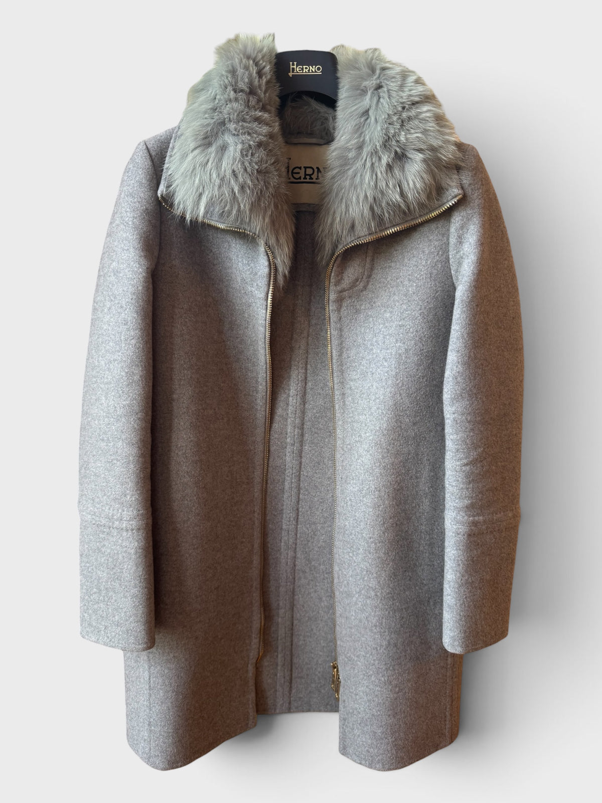 Cappotto Herno 100% cachemire grigio