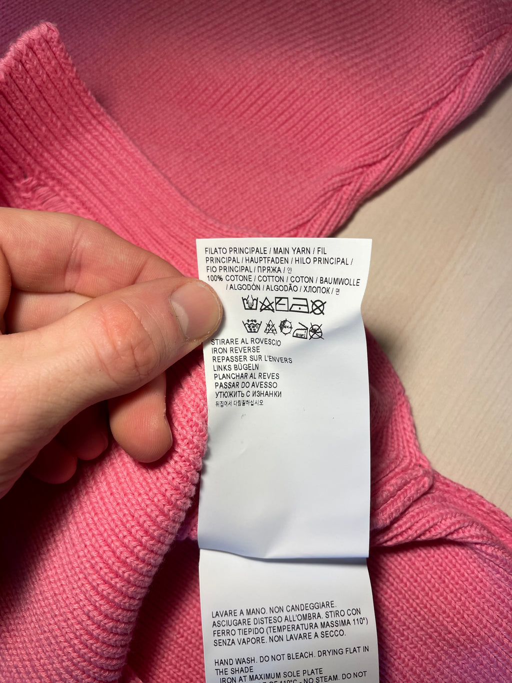 Maglione Golden Goose rosa "Do what you love"