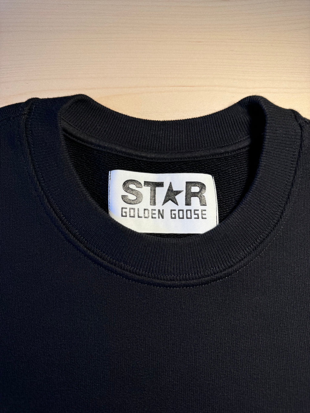 Felpa Golden Goose Star nera stella nera