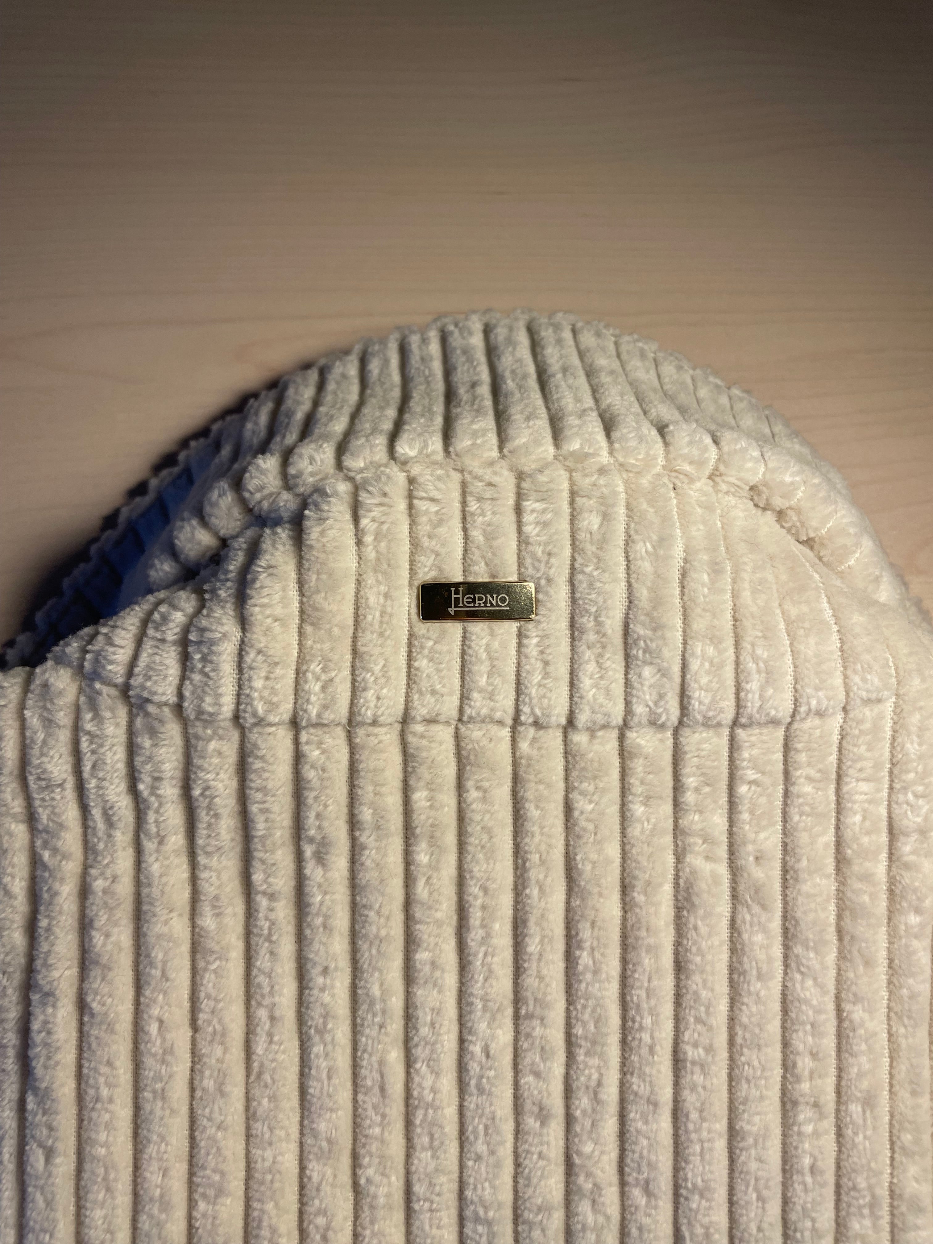 Cappotto doppiopetto Herno bianco