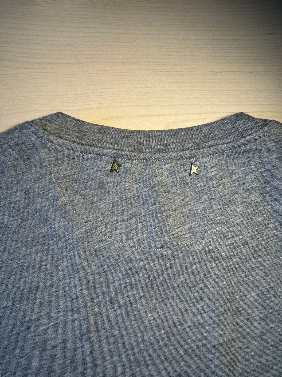 Maglia Golden Goose grigia scritta "Golden"