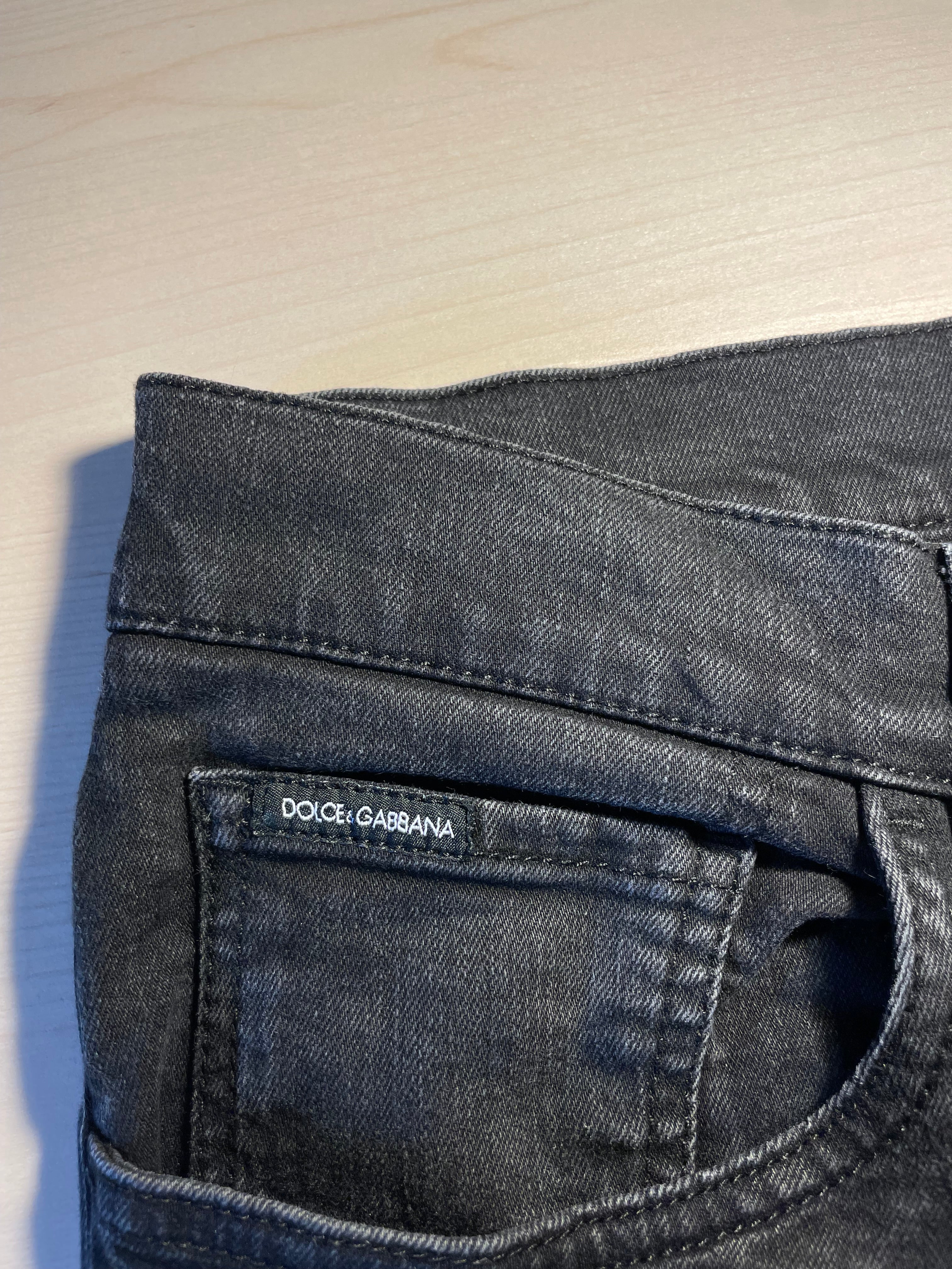 Jeans Dolce e Gabbana Denim Skinny neri