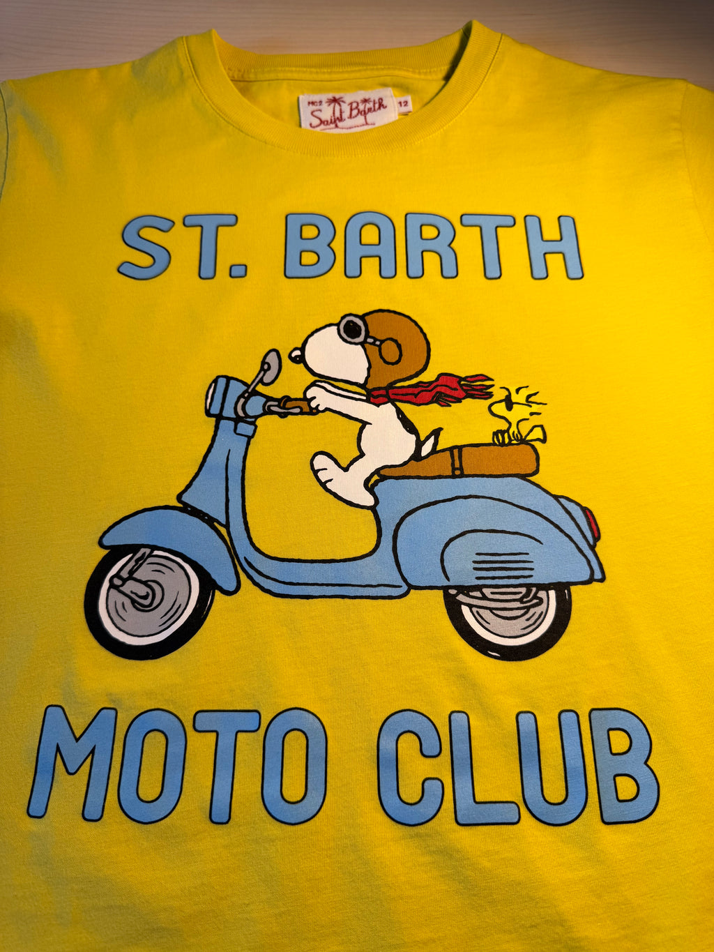 Maglia Saint Barth "Moto Club” gialla