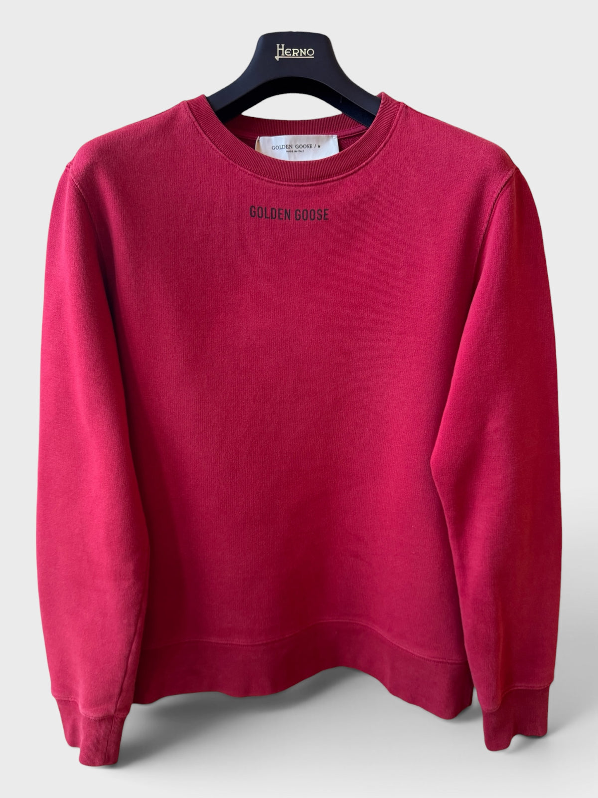 Felpa Golden Goose "Golden Goose” Logo rossa