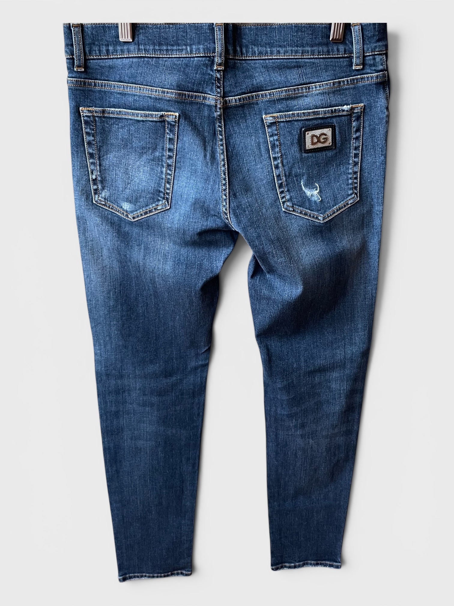 Jeans Dolce e Gabbana Denim Gold stretch