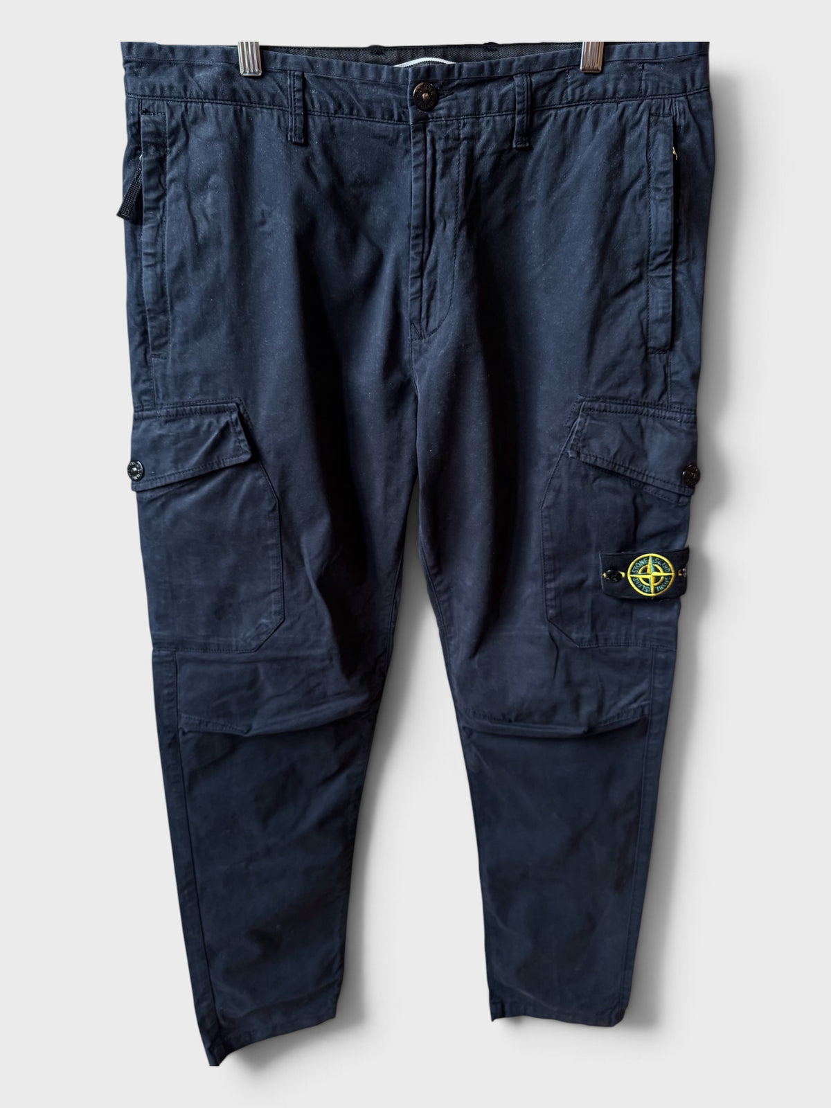 Pantaloni Stone Island cargo blu