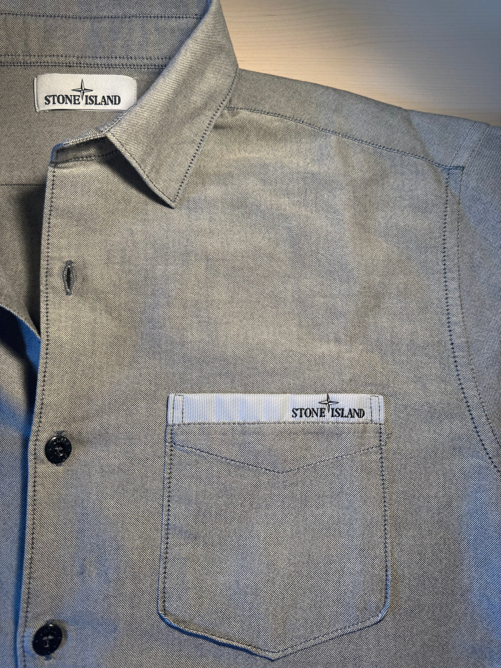 Camicia Stone Island grigia