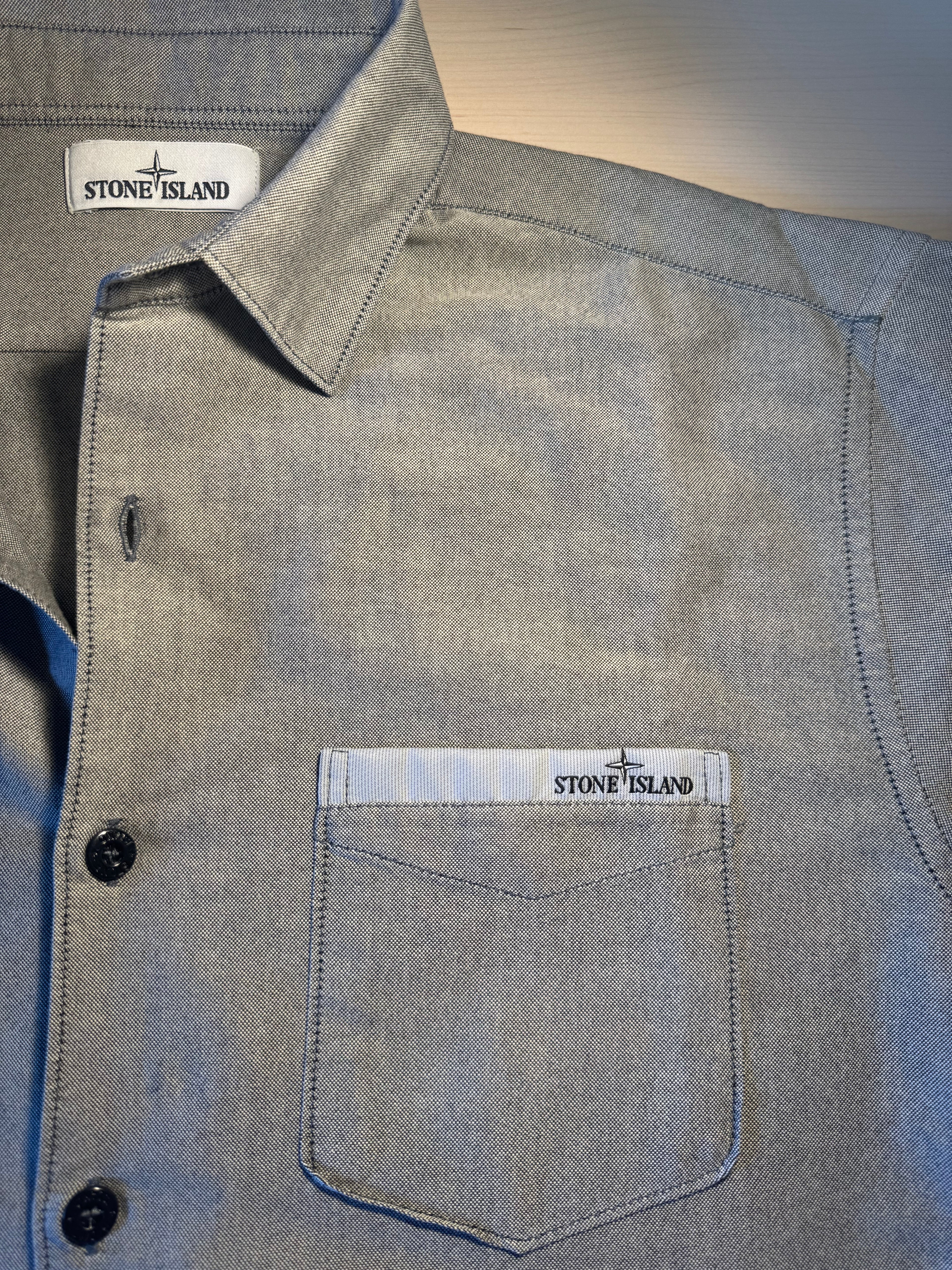 Camicia Stone Island grigia