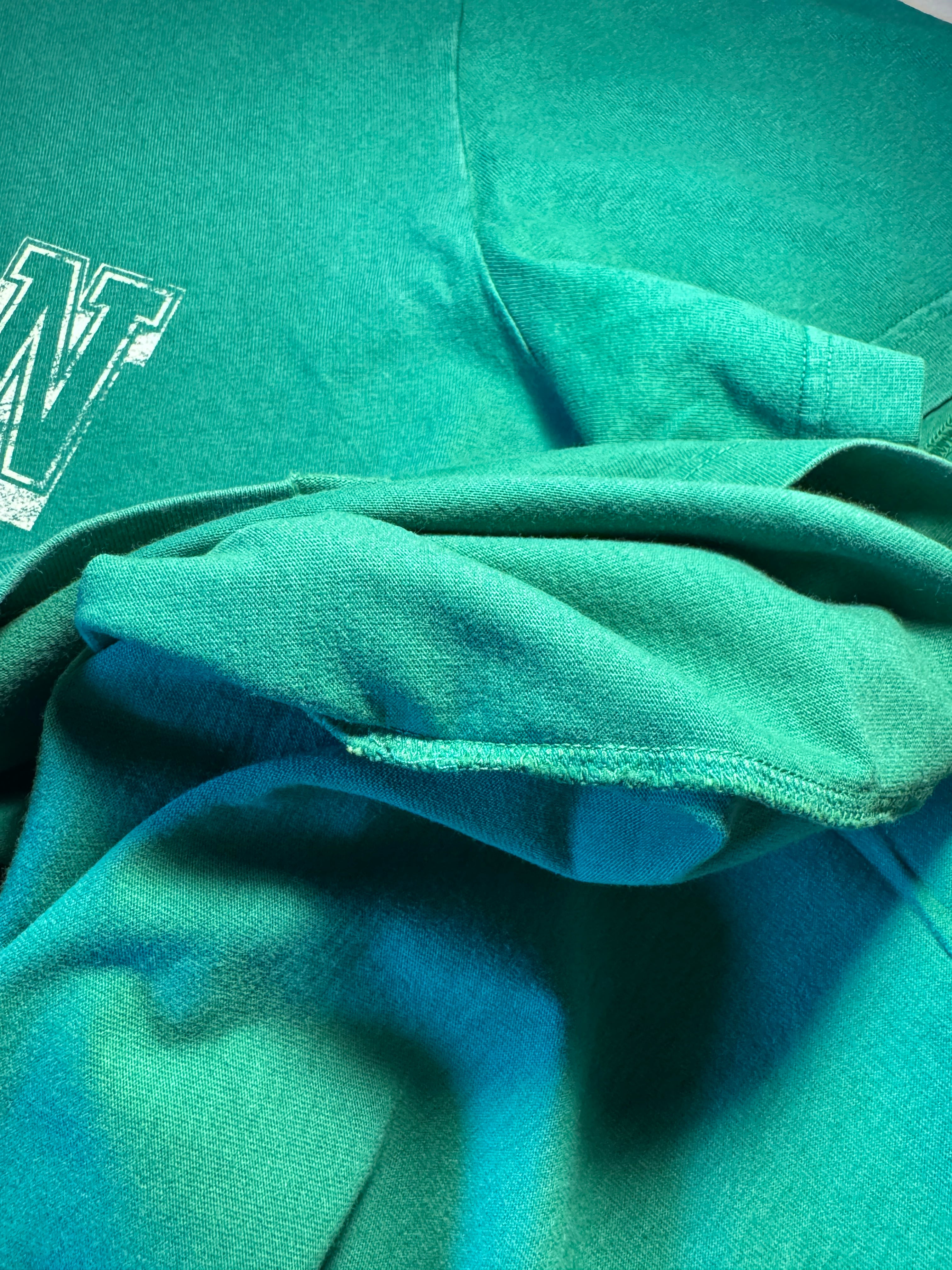 Maglia Golden Goose verde scritta "Golden"