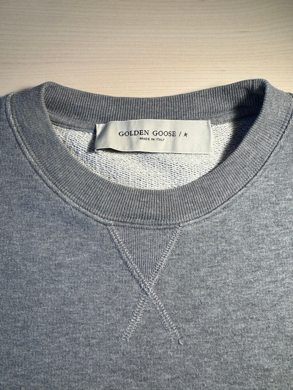 Felpa Golden Goose logo "Golden Goose" arancione