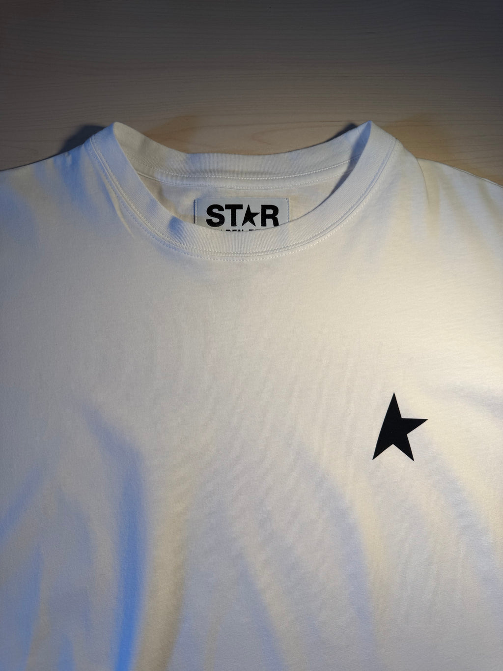 Maglia Golden Goose Star bianca stella nera