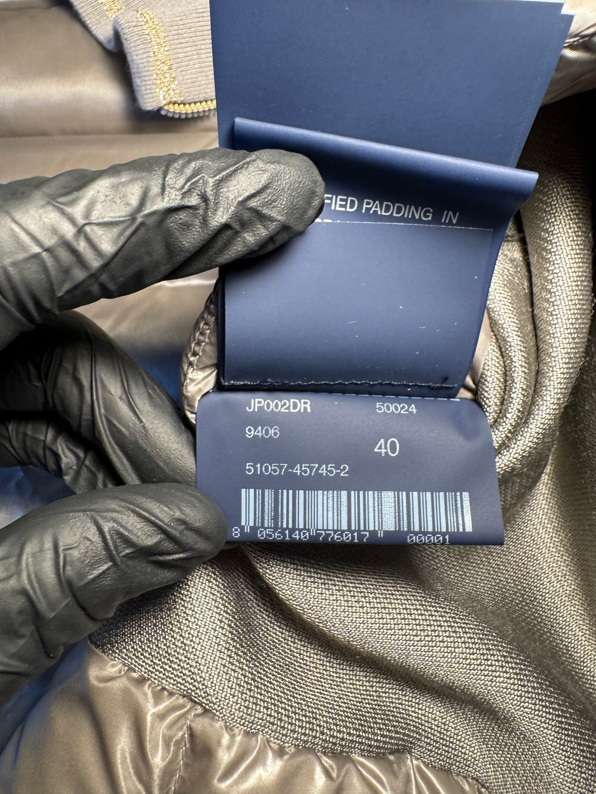 Piumino Herno grigio cotone