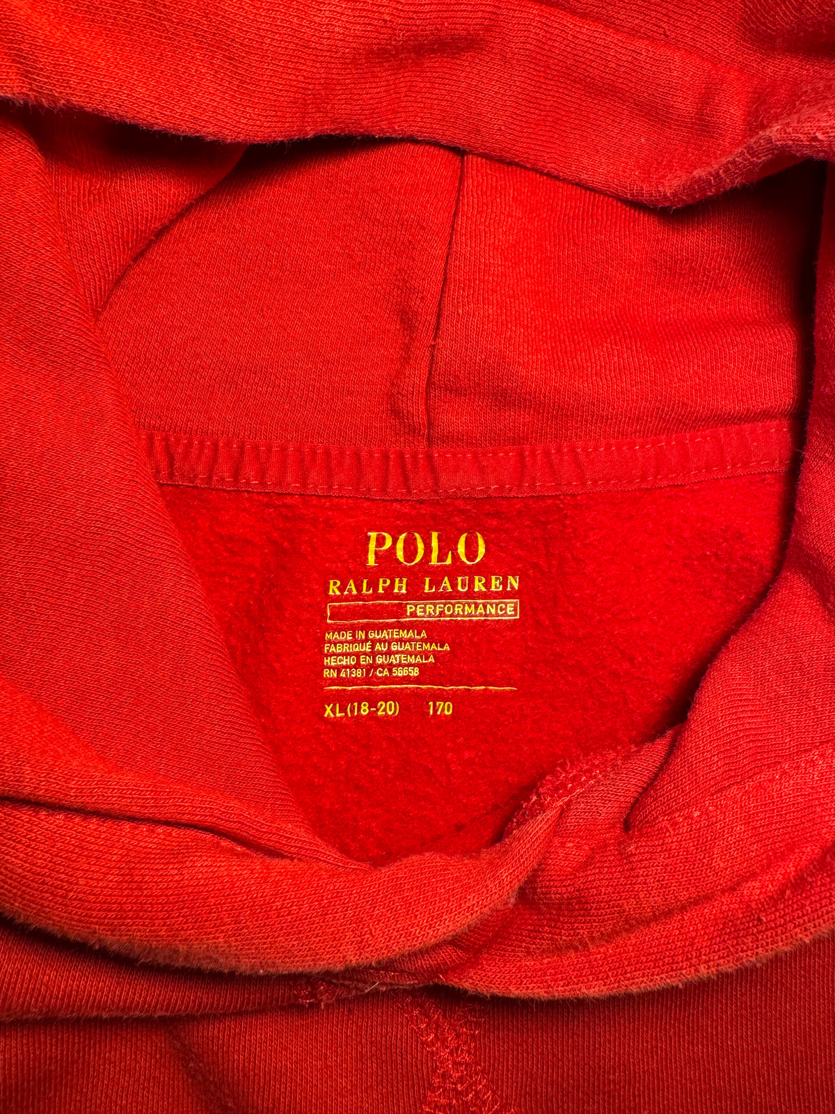 Felpa Polo Ralph Lauren American Flag rossa