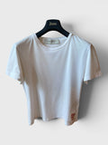 Maglia Golden Goose bianca con patch