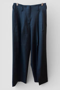 Pantaloni Golden Goose neri in gabardine 100% lana vergine