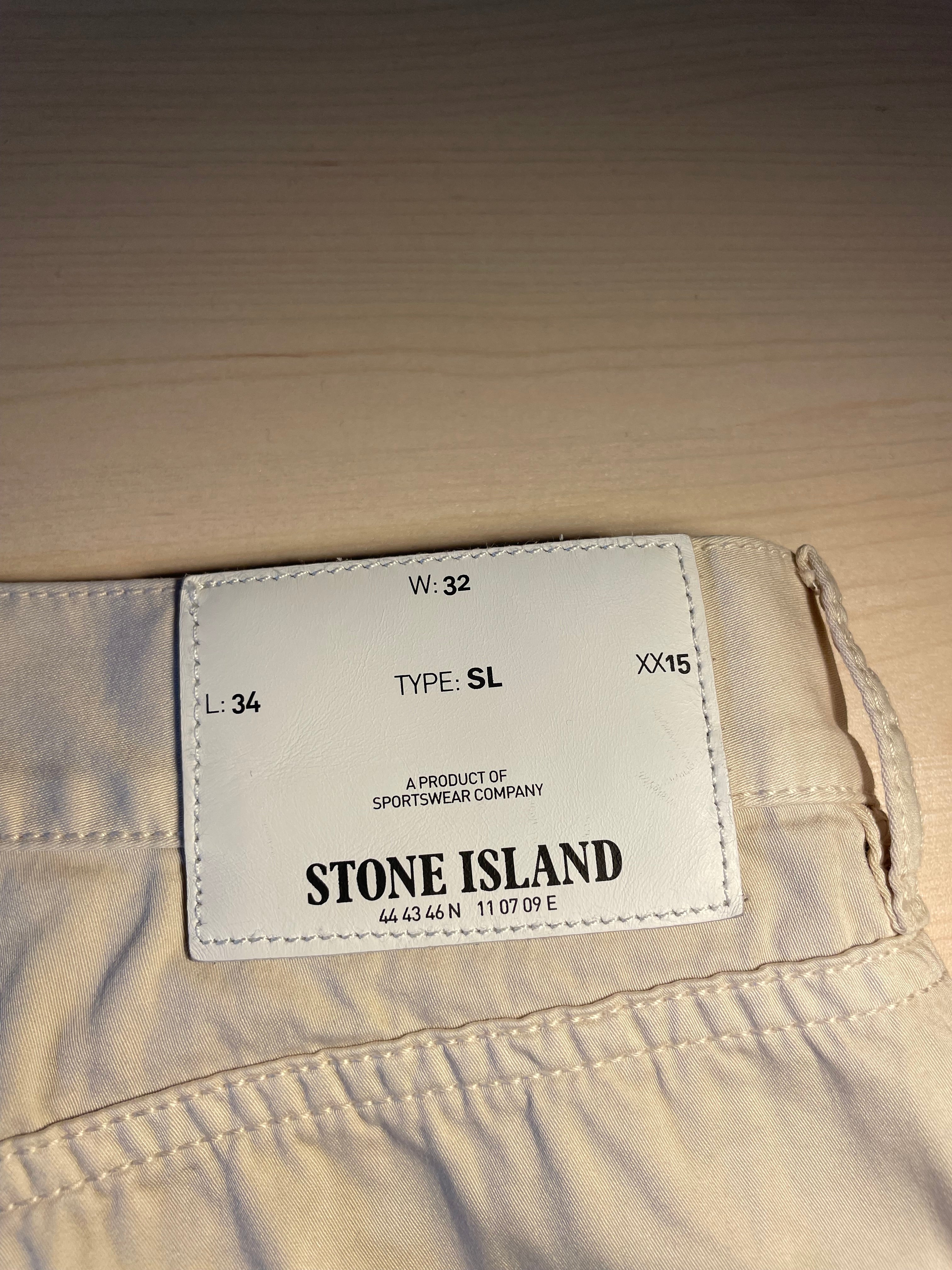 Pantaloni Stone Island L34, Type SL XX15 crema