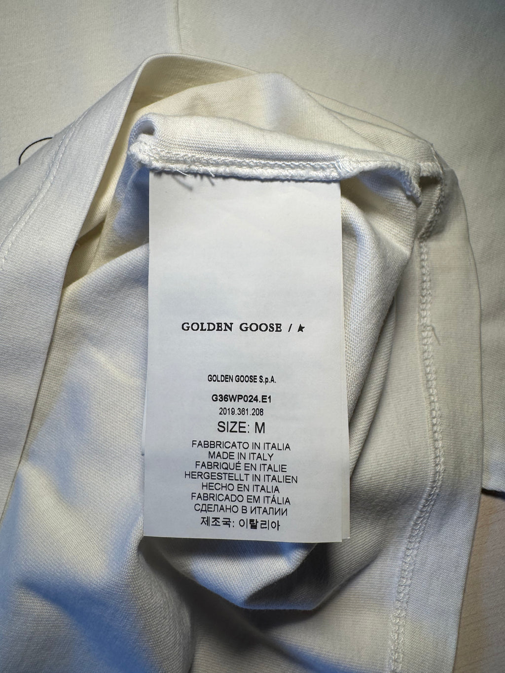 Maglia Golden Goose “Texas” panna
