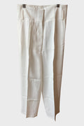 Pantaloni Golden Goose bianchi viscosa