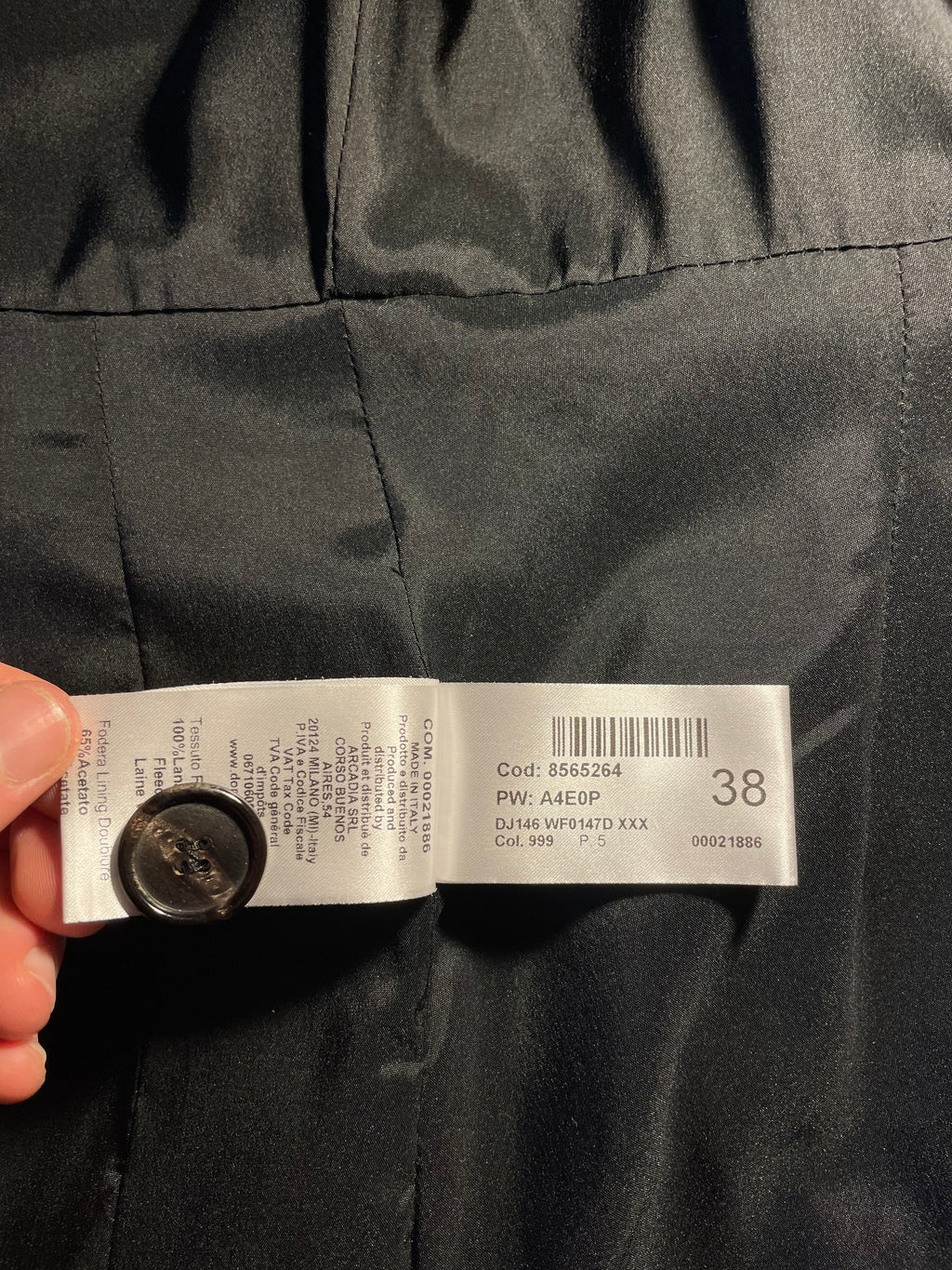 Cappotto Dondup nero