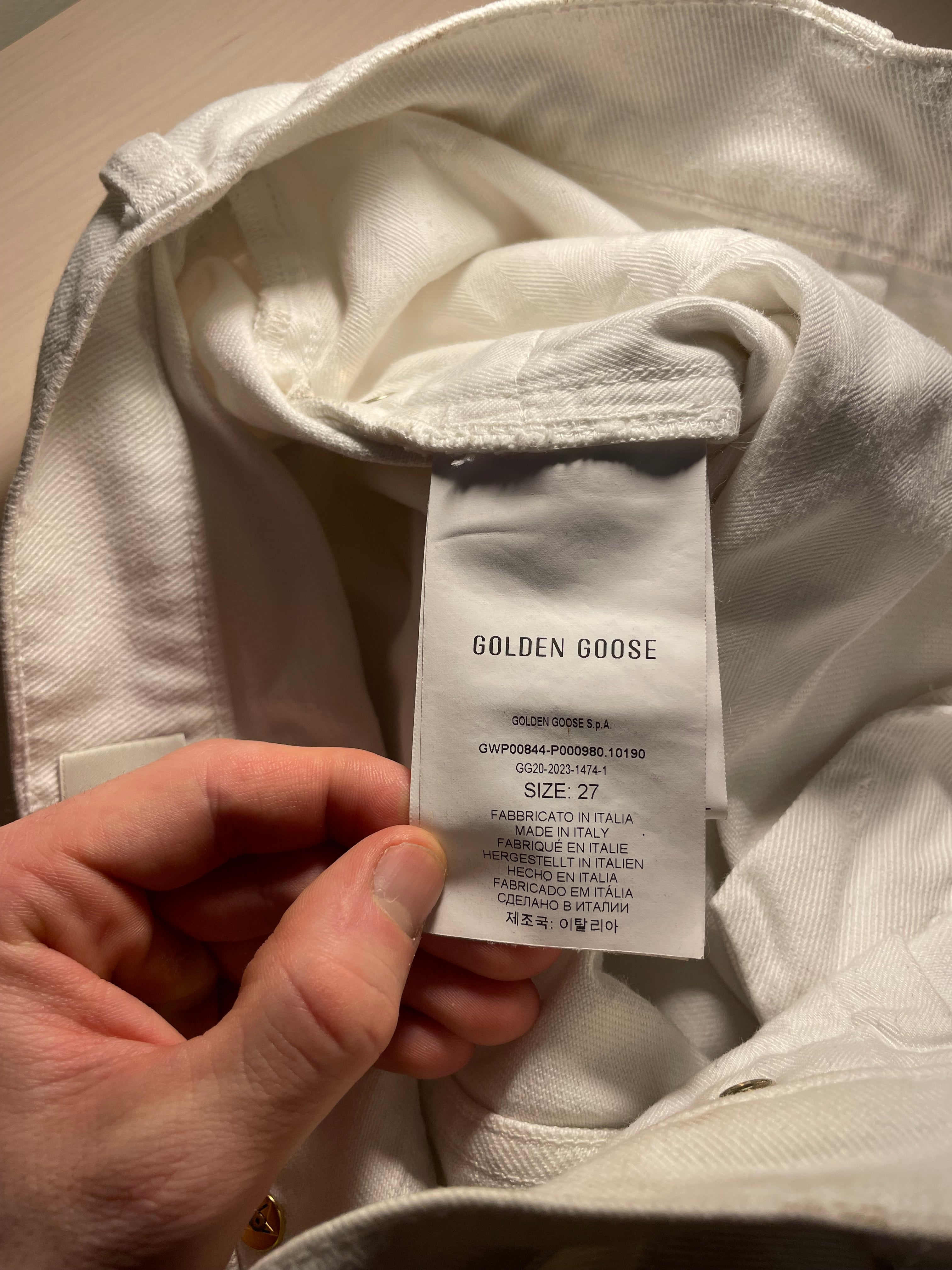 Jeans Golden Goose bianchi