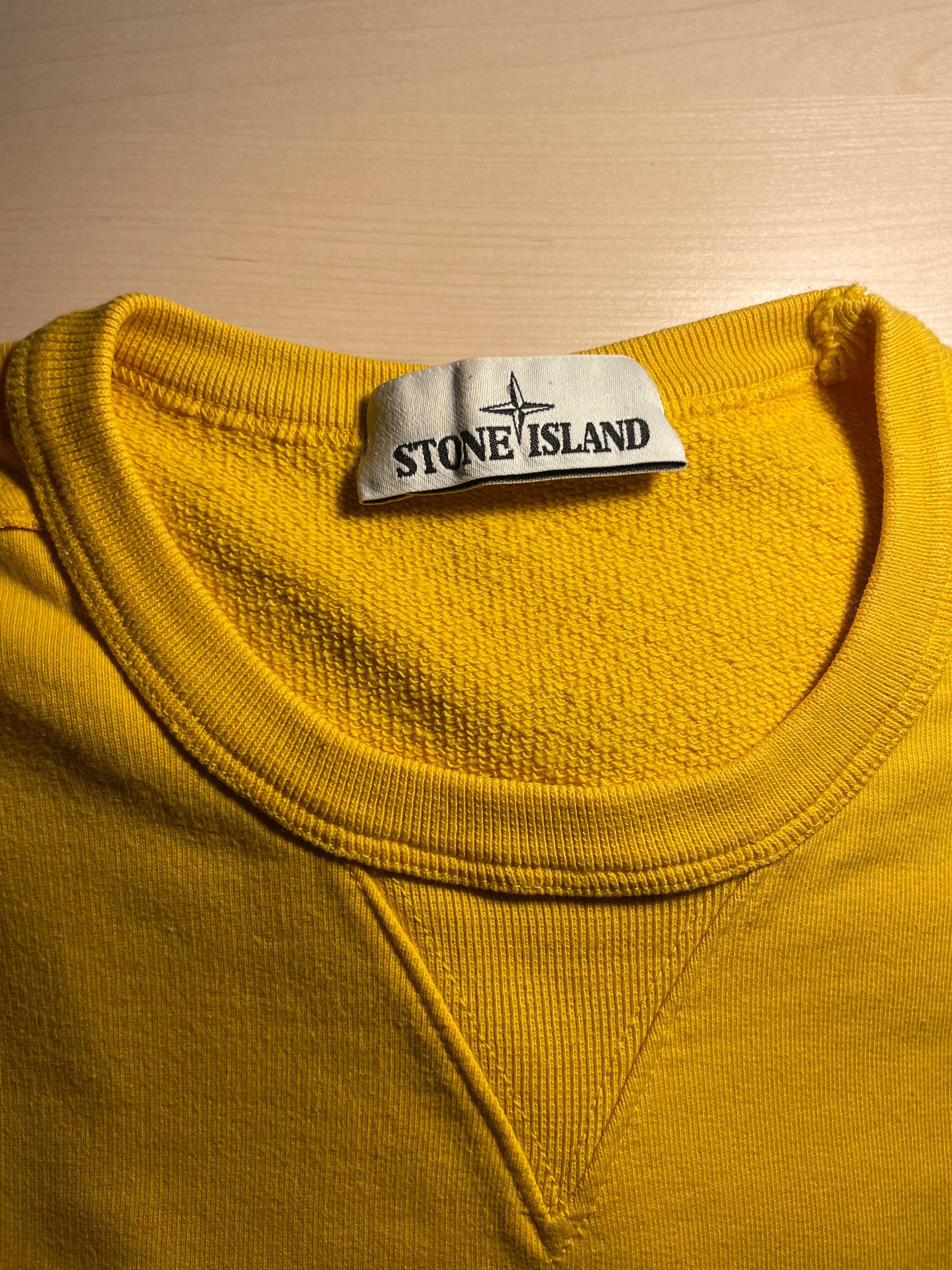 Felpa Stone Island gialla