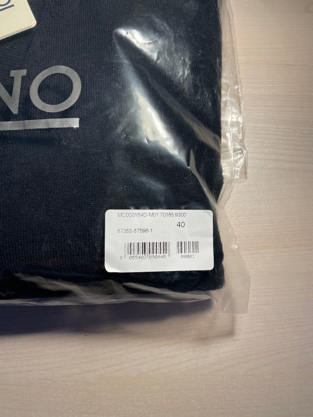 Cardigan Herno nero nuovo