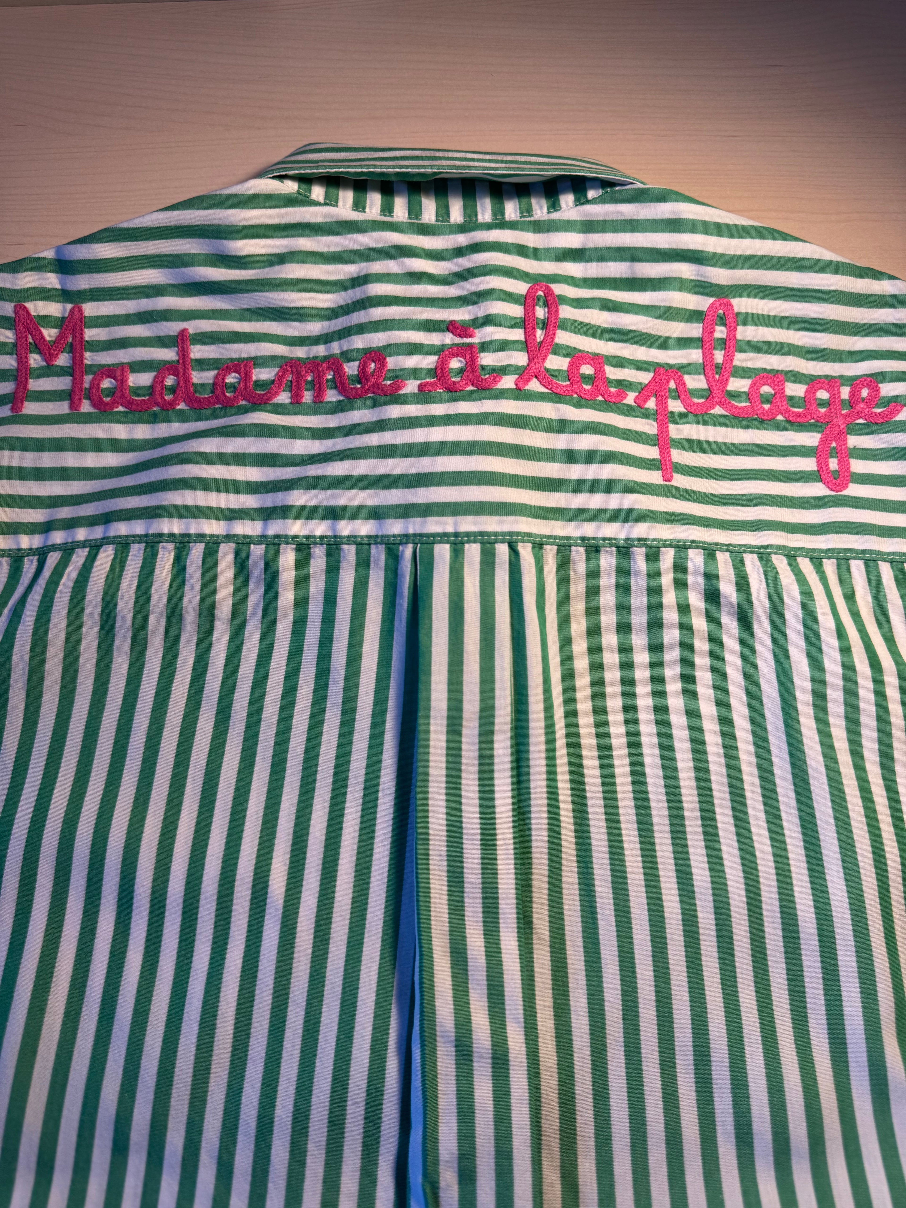 Camicia Saint Barth righe “Madame À La Plage”
