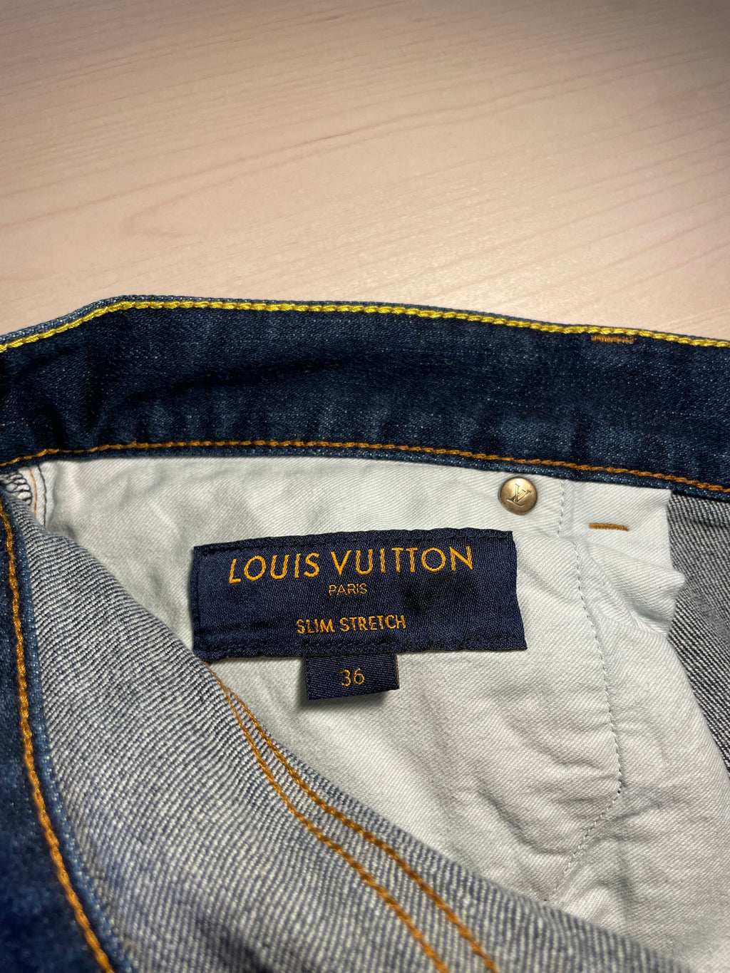 Jeans Louis Vuitton Slim Stretch blu