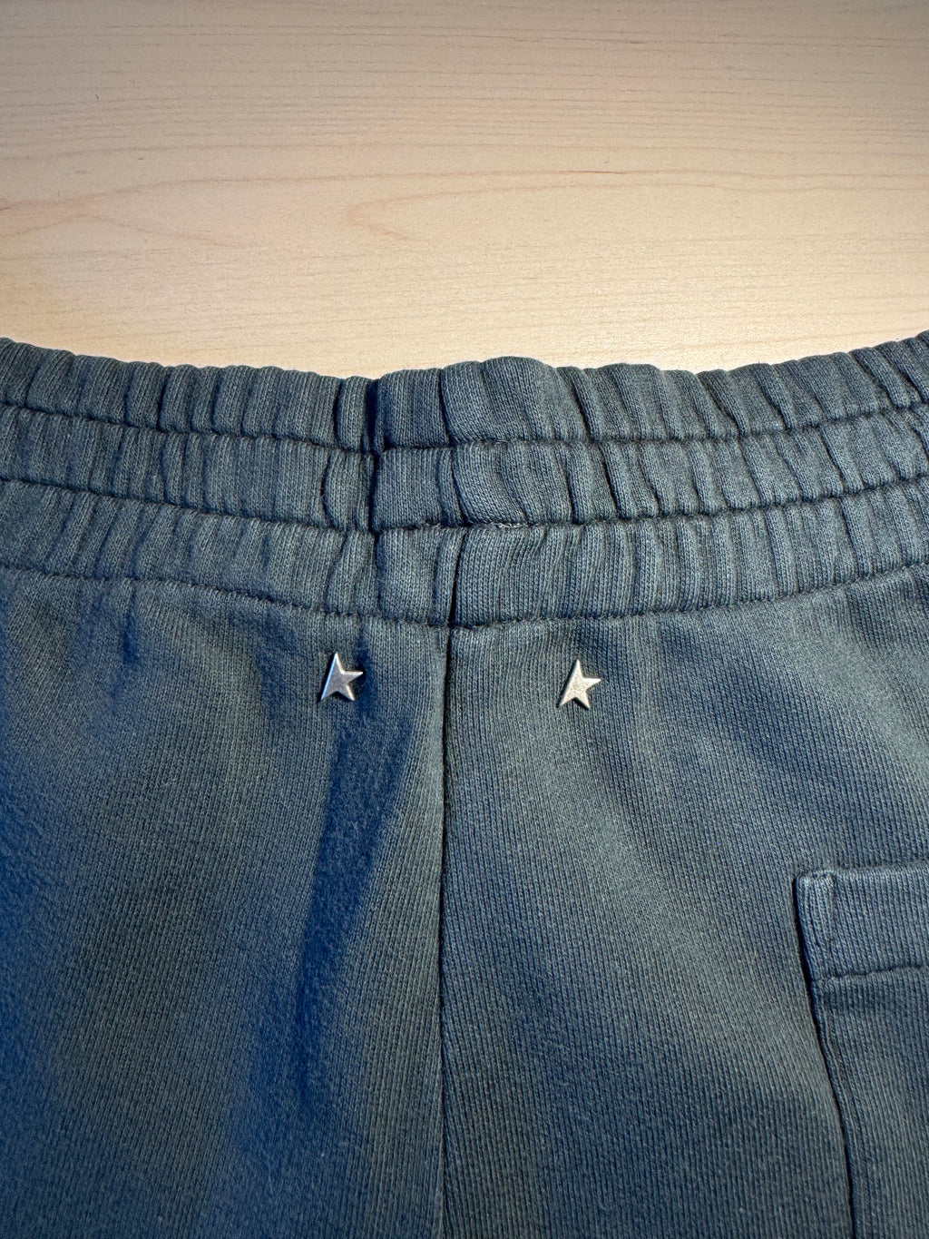Pantaloni Golden Goose jogging nero effetto lavato