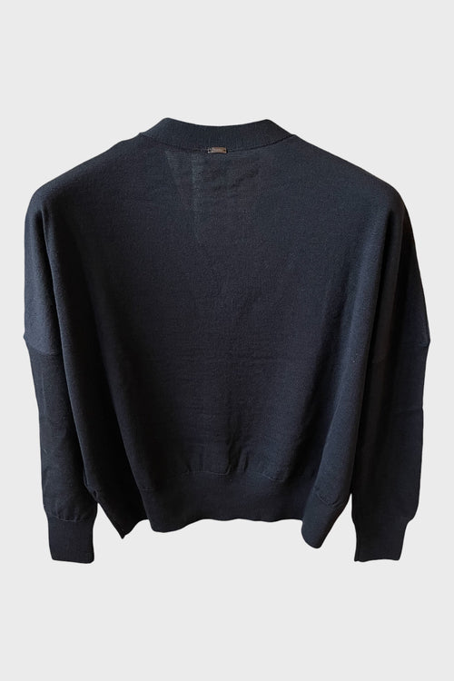 Cardigan Herno nero nuovo