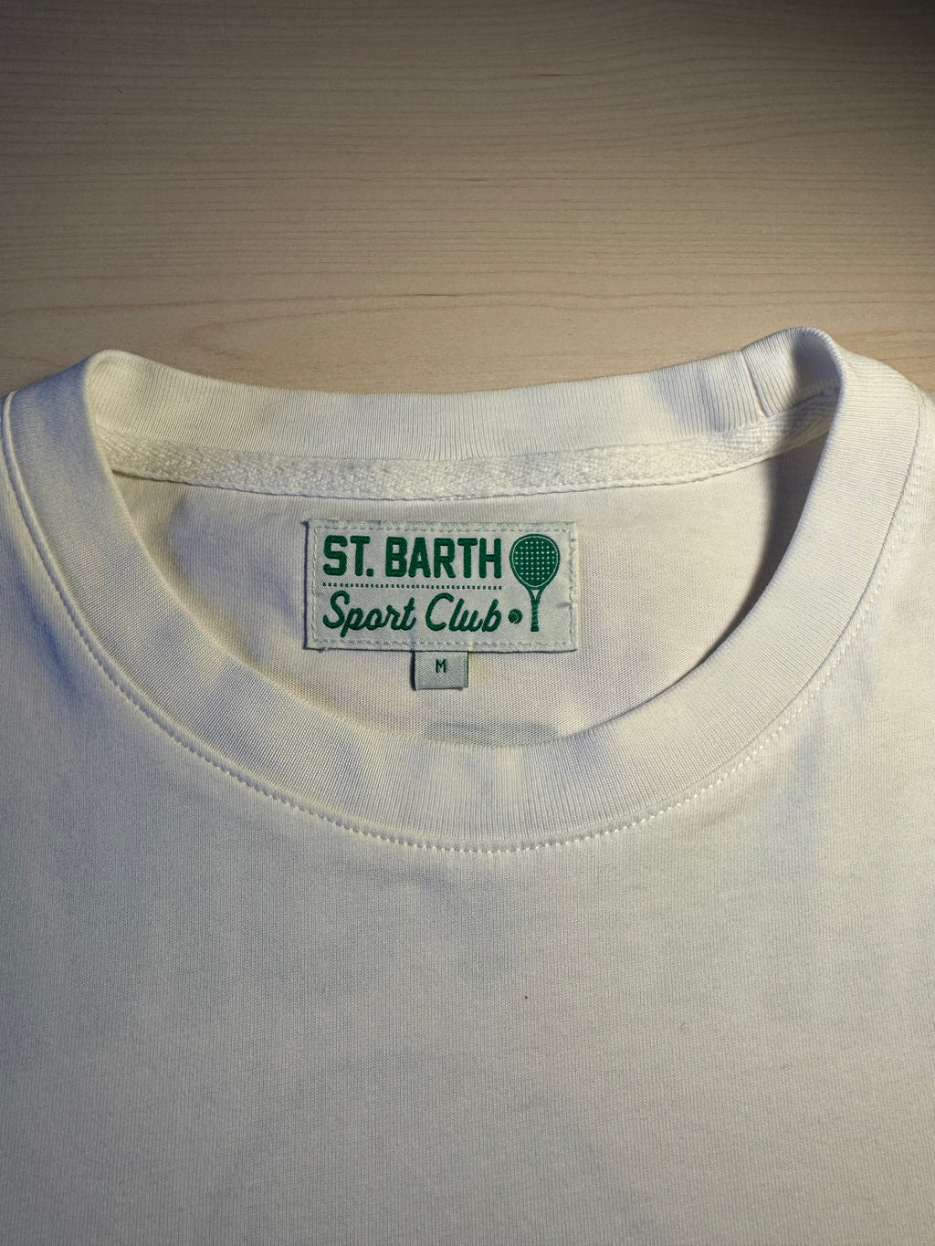 Maglia Saint Barth "Gin Tonic Tennis Team" bianca