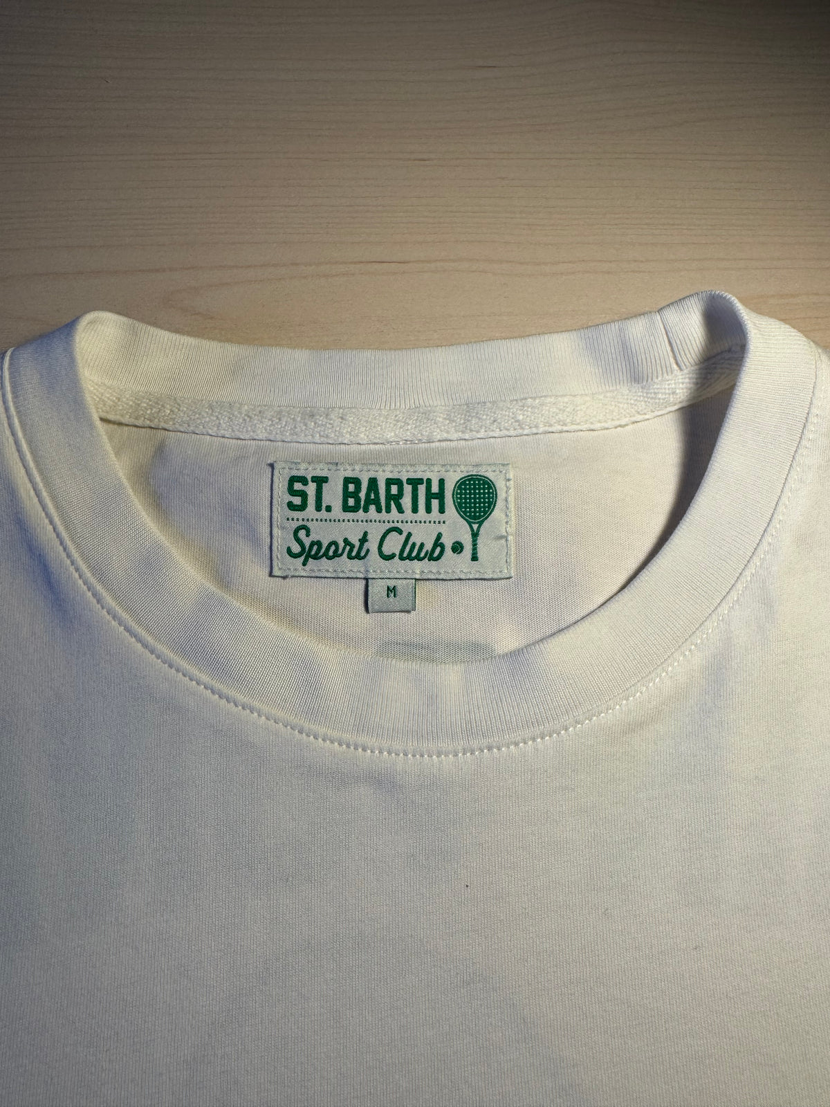 Maglia Saint Barth "Gin Tonic Tennis Team" bianca