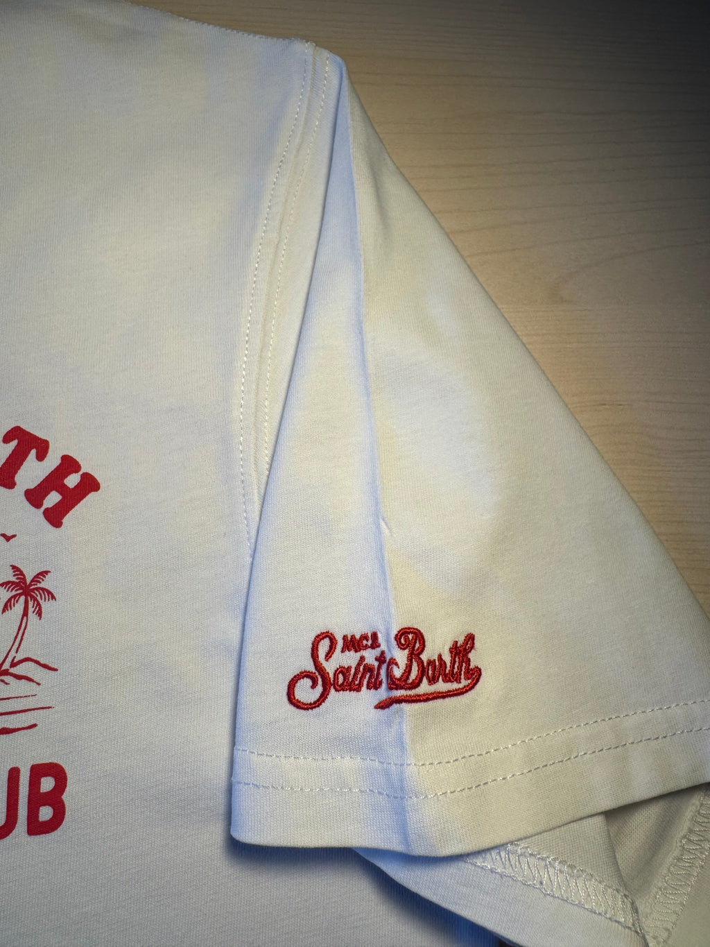 Maglia Saint Barth "Surf Club” Bianca