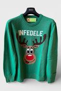 Maglione Saint Barth "Infedele" verde
