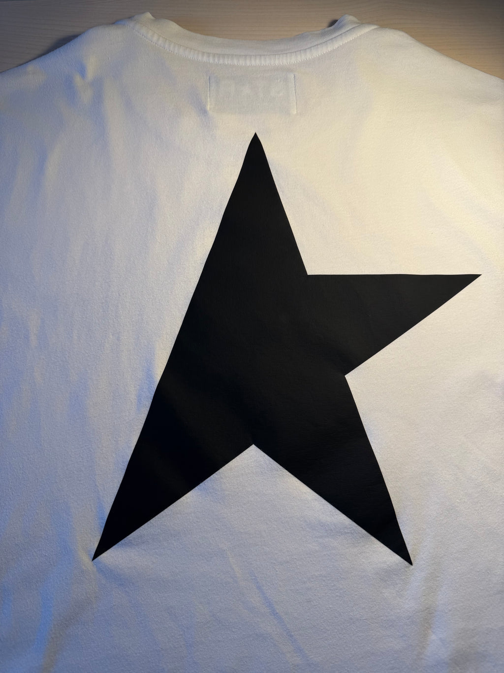 Maglia Golden Goose Star bianca stella nera retro