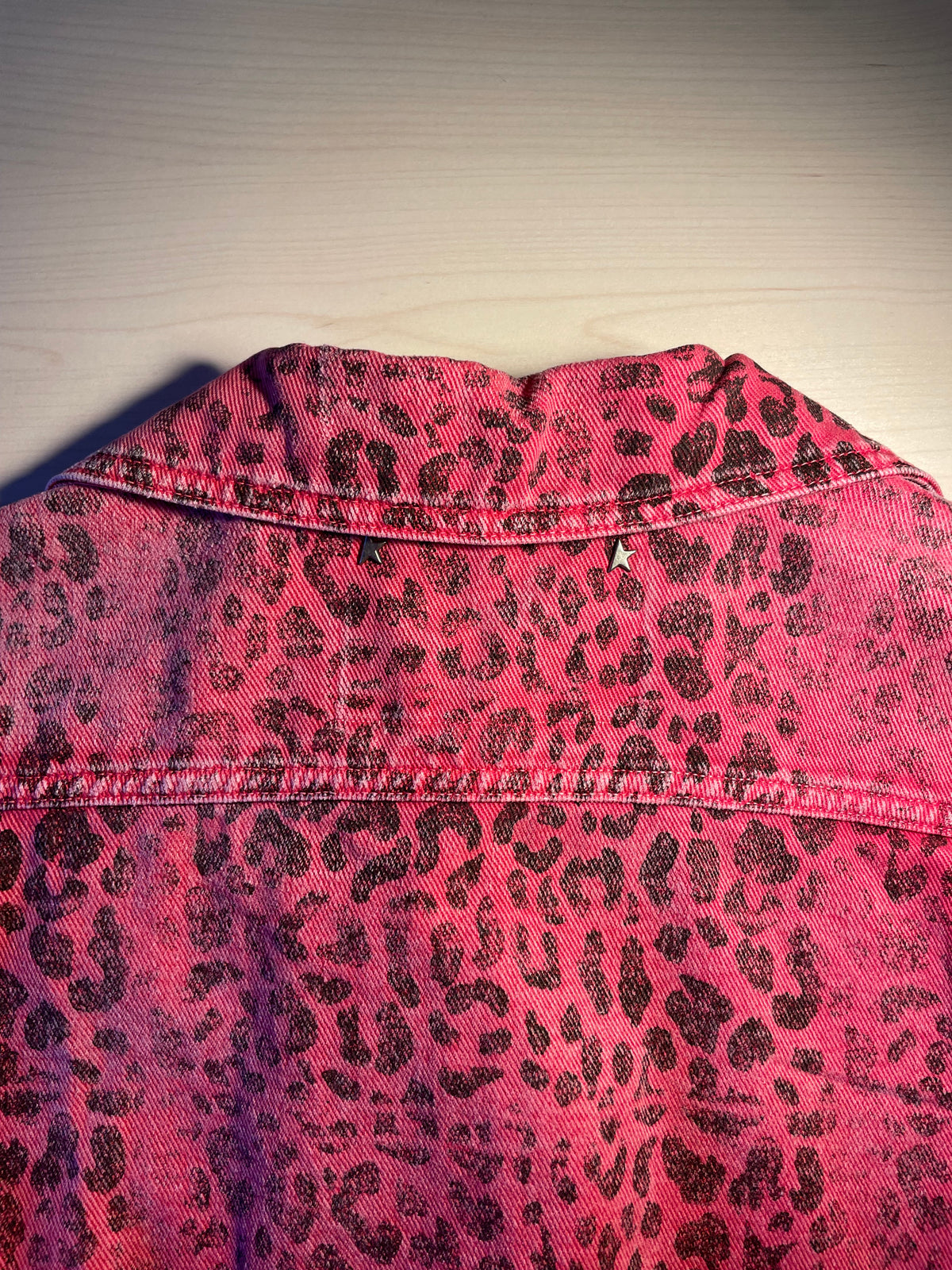 Camicia Golden Goose rosa maculata