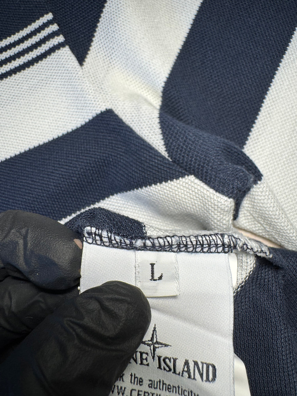 Polo Stone Island a righe