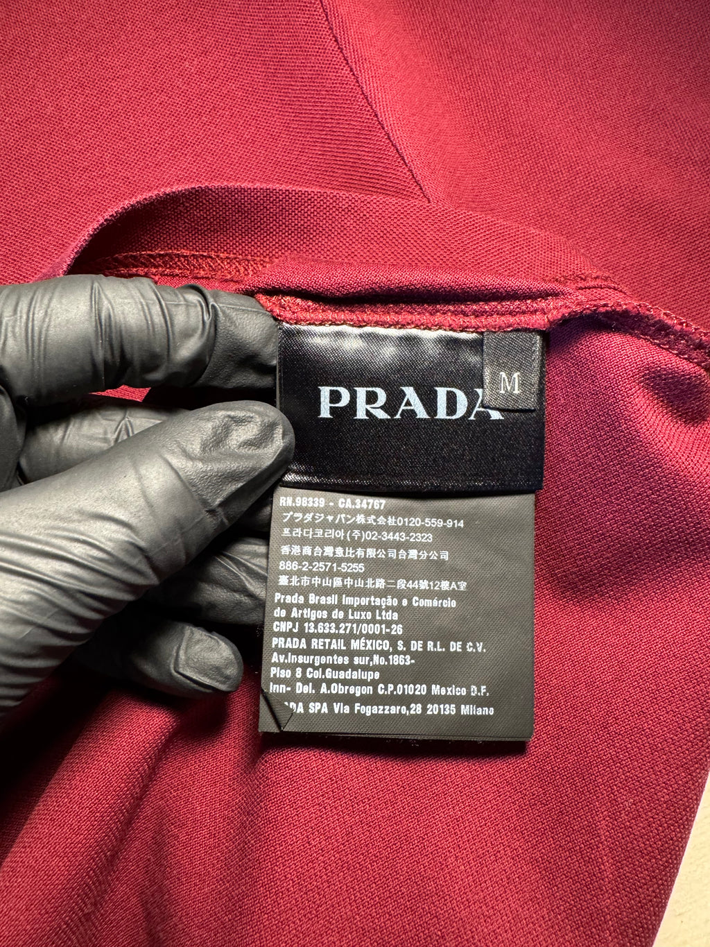 Polo Prada bordeaux