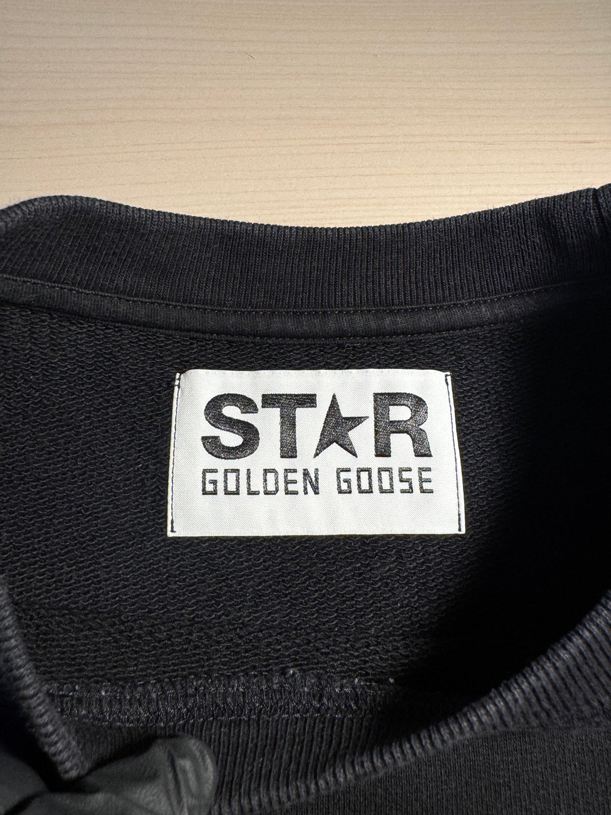 Felpa Golden Goose Star nera stella nera