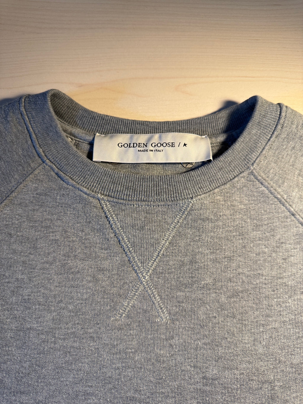 Felpa Golden Goose grigia “Dreamers Running Club” retro