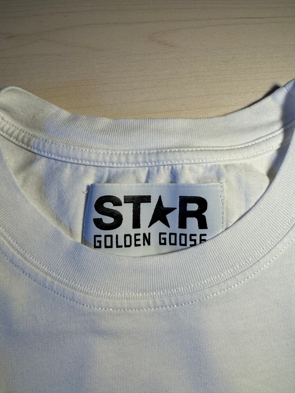 Maglia Golden Goose Star bianca stella rossa tg M