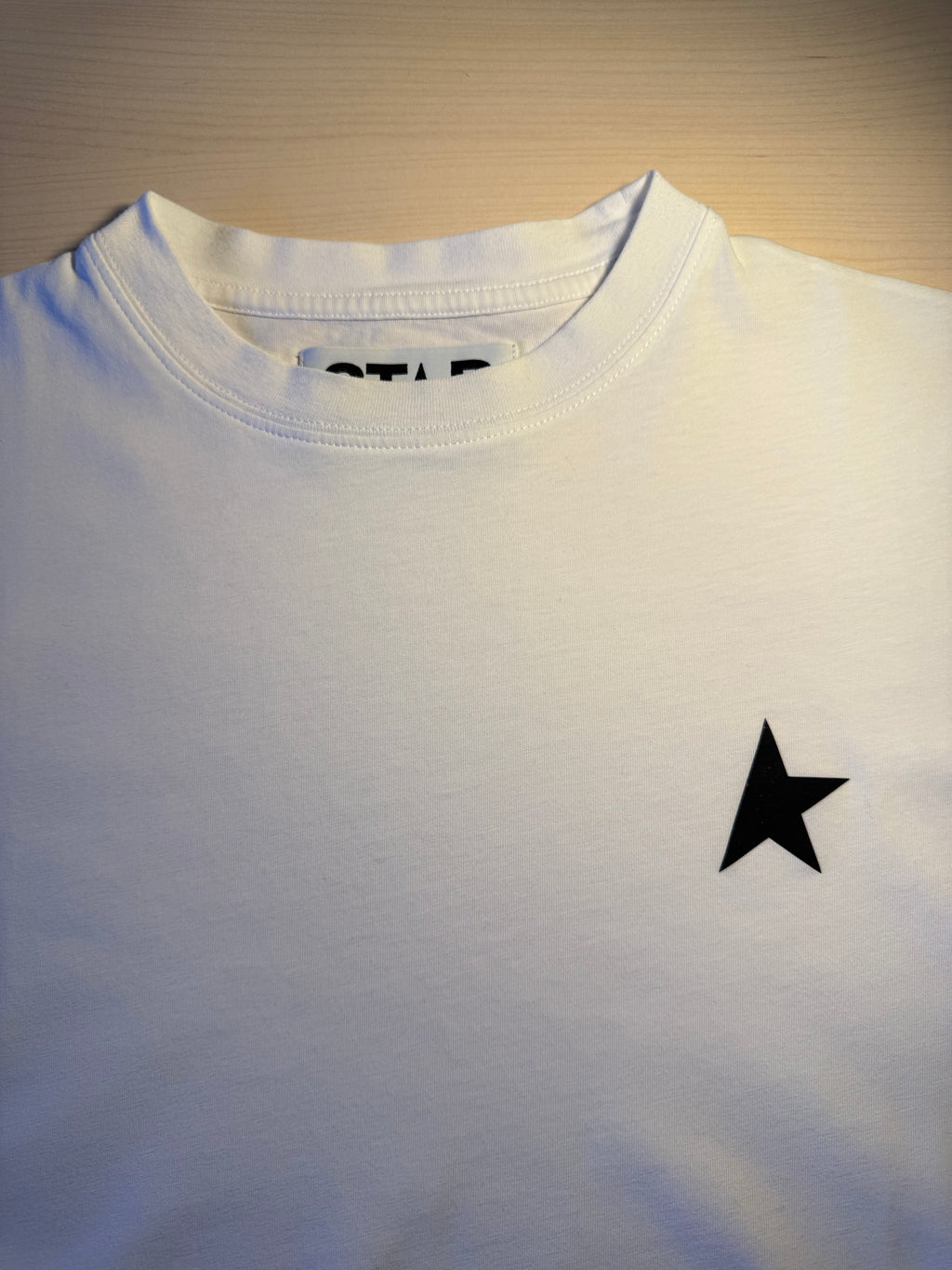 Maglia Golden Goose Star bianca stella nera