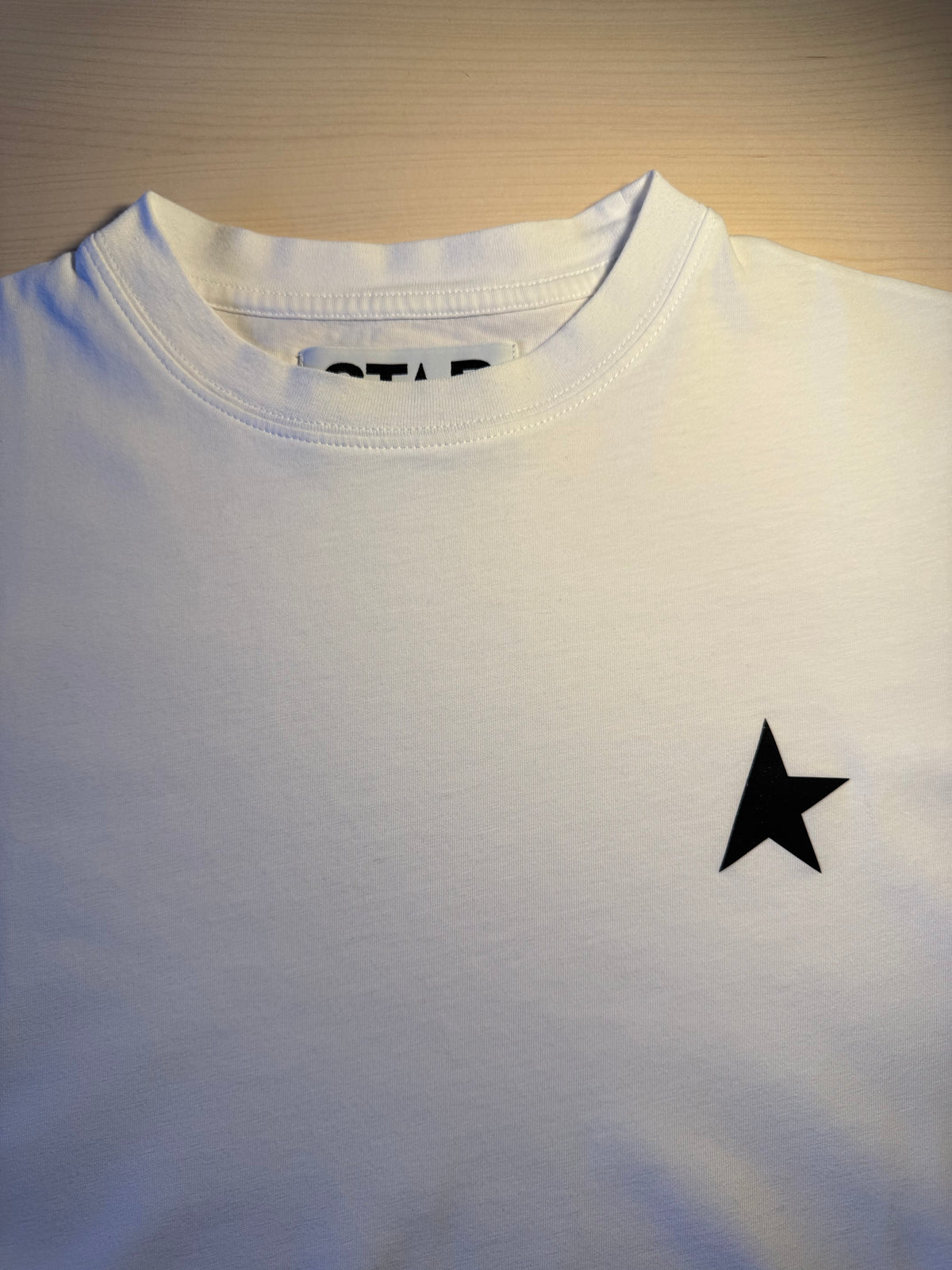 Maglia Golden Goose Star bianca stella nera