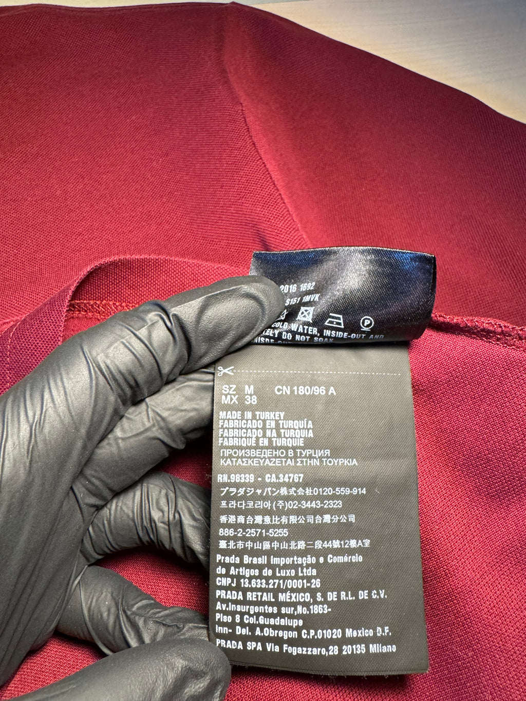 Polo Prada bordeaux