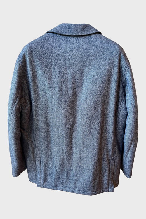 Cappotto Herno lana grigio-azzurro