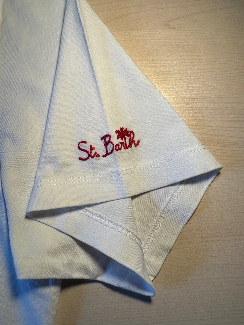 Maglia Saint Barth "All I Need Is Gin Tonic" bianca