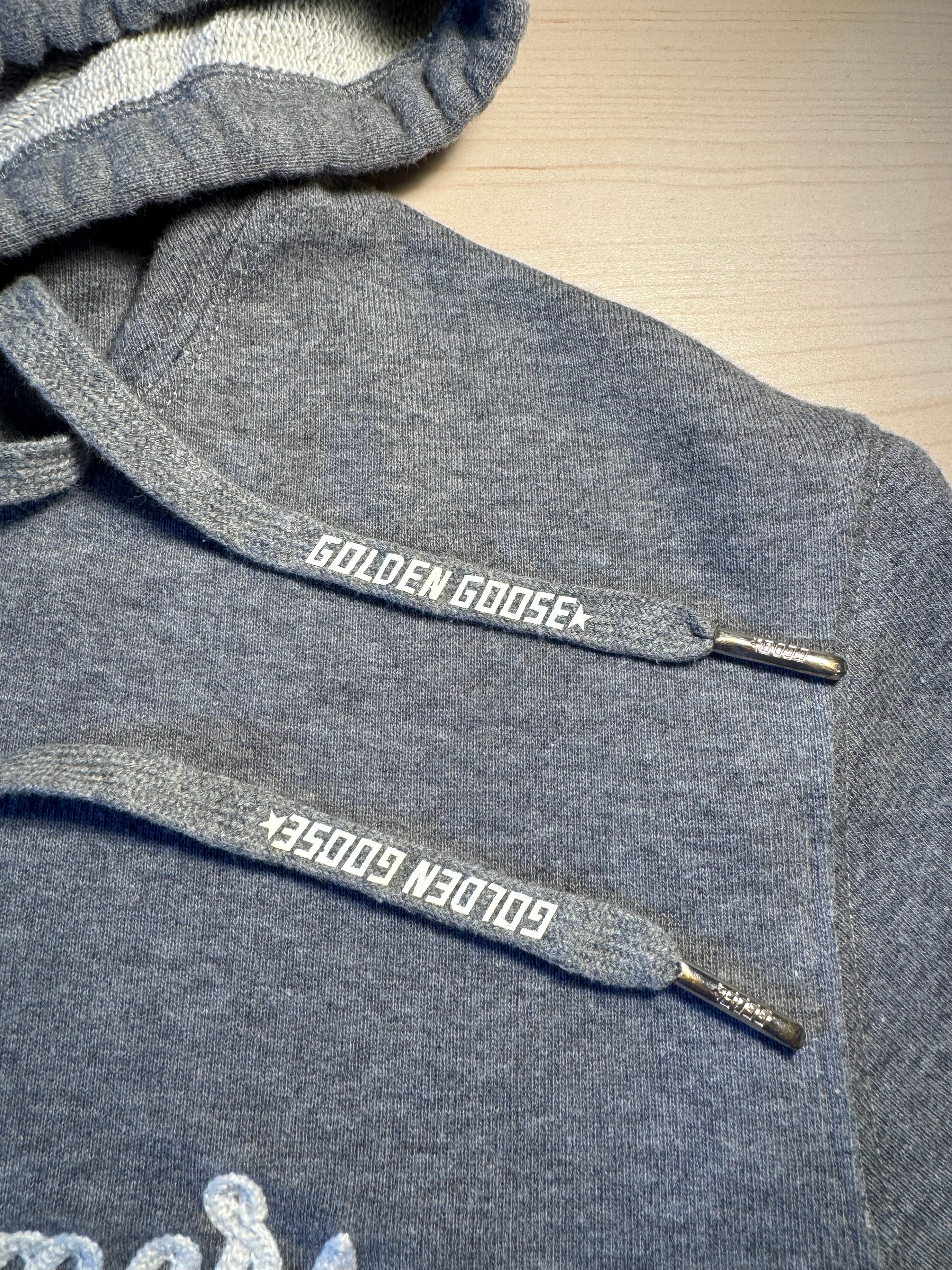 Felpa Golden Goose "Golden Dreamers University" grigia